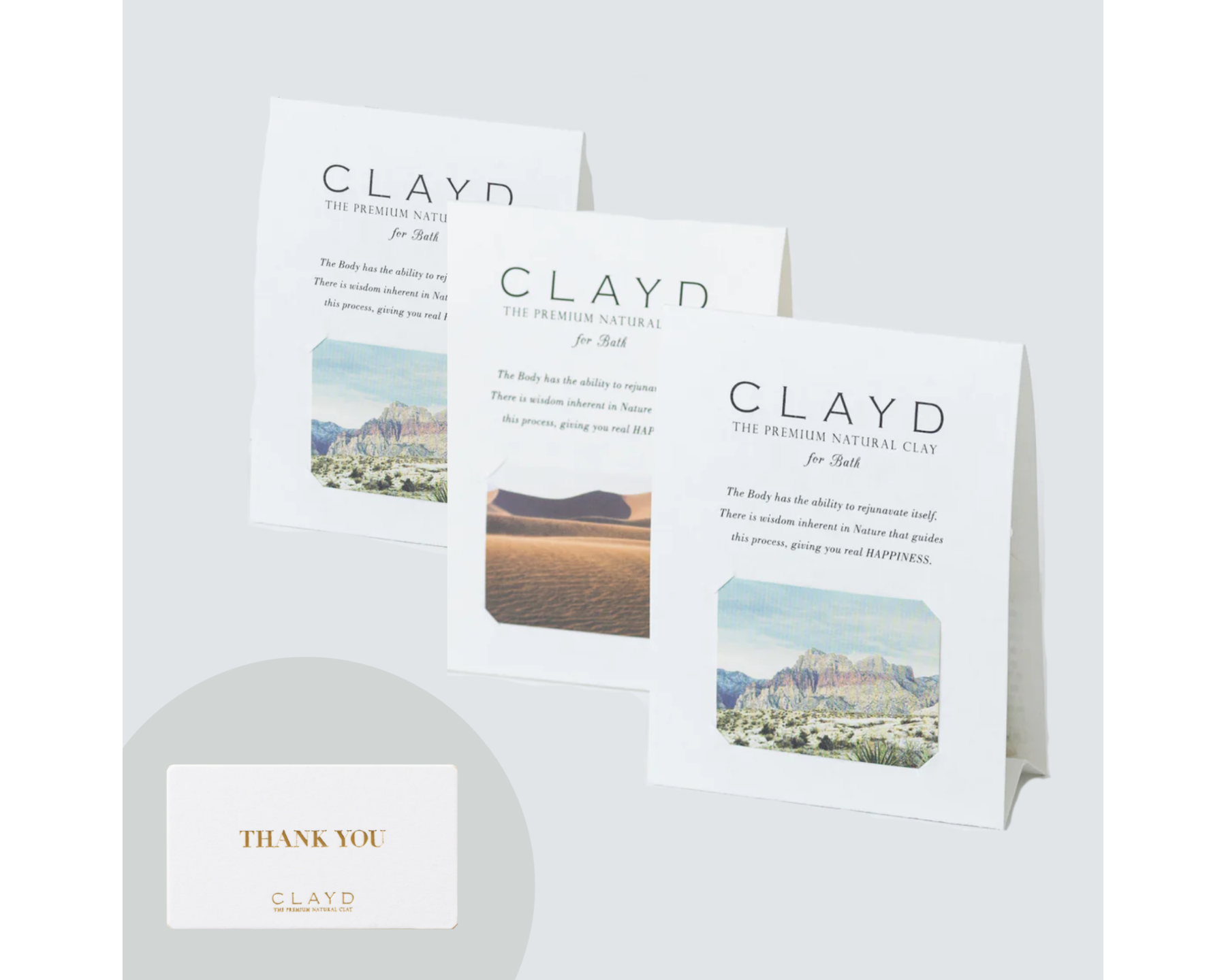 ”クリアに春を迎えるバスタイム” THANK YOUセット［入浴料3個セット］