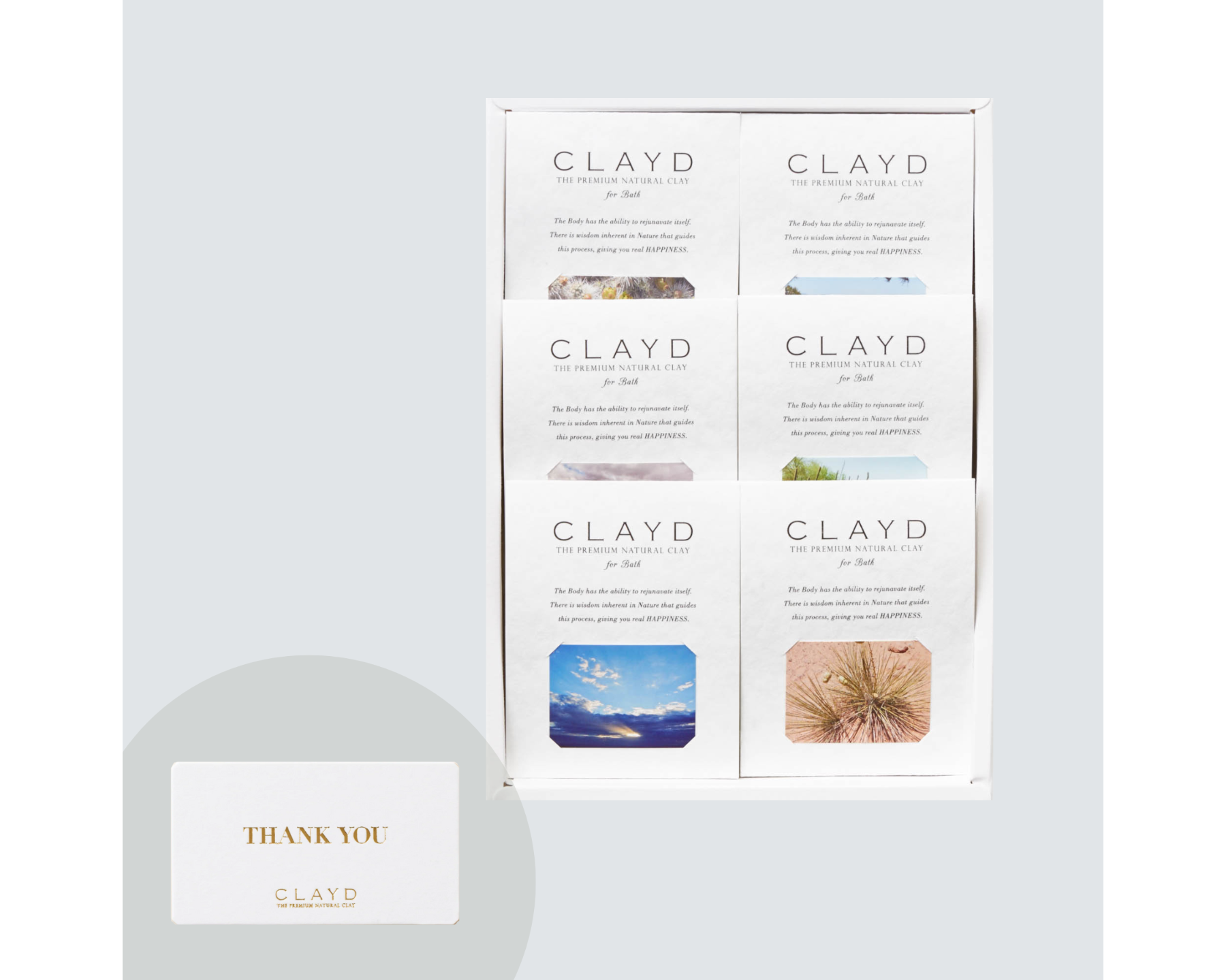 ”クリアに春を迎えるバスタイム” THANK YOUセット［入浴料6個入パッケージ］